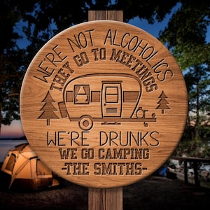 DIY Camping Signs